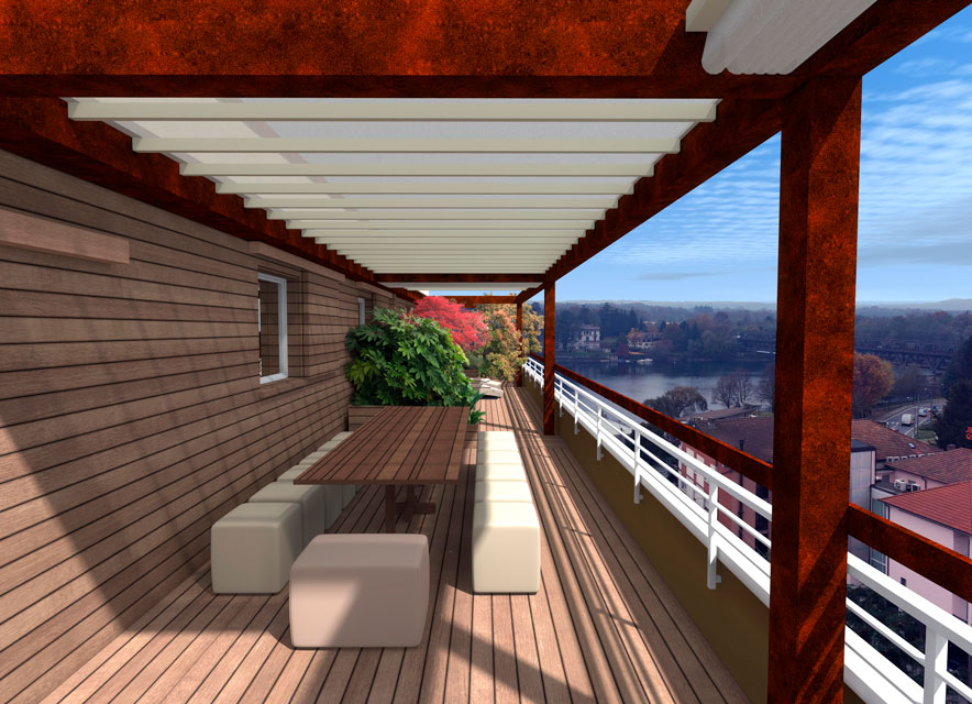 Studio Carla Colombo Residenziale Terrazza Sesto Calende Varese